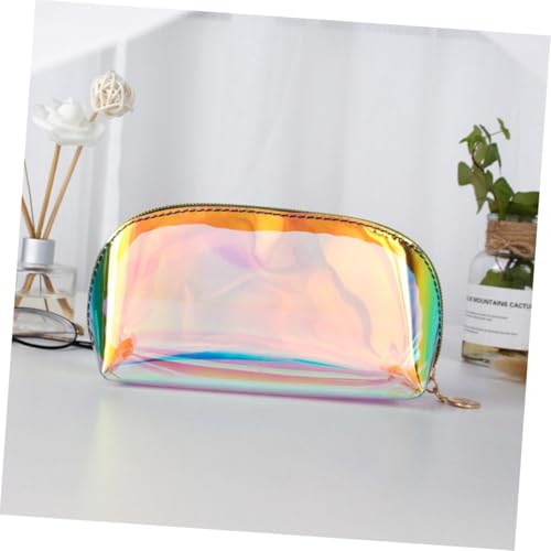 ELAYARD 透明防水化粧バッグ 小 レディース用クリアハンドバッグ 日常使い パーティー ショッピング対応 収納便利で持ち運び簡単