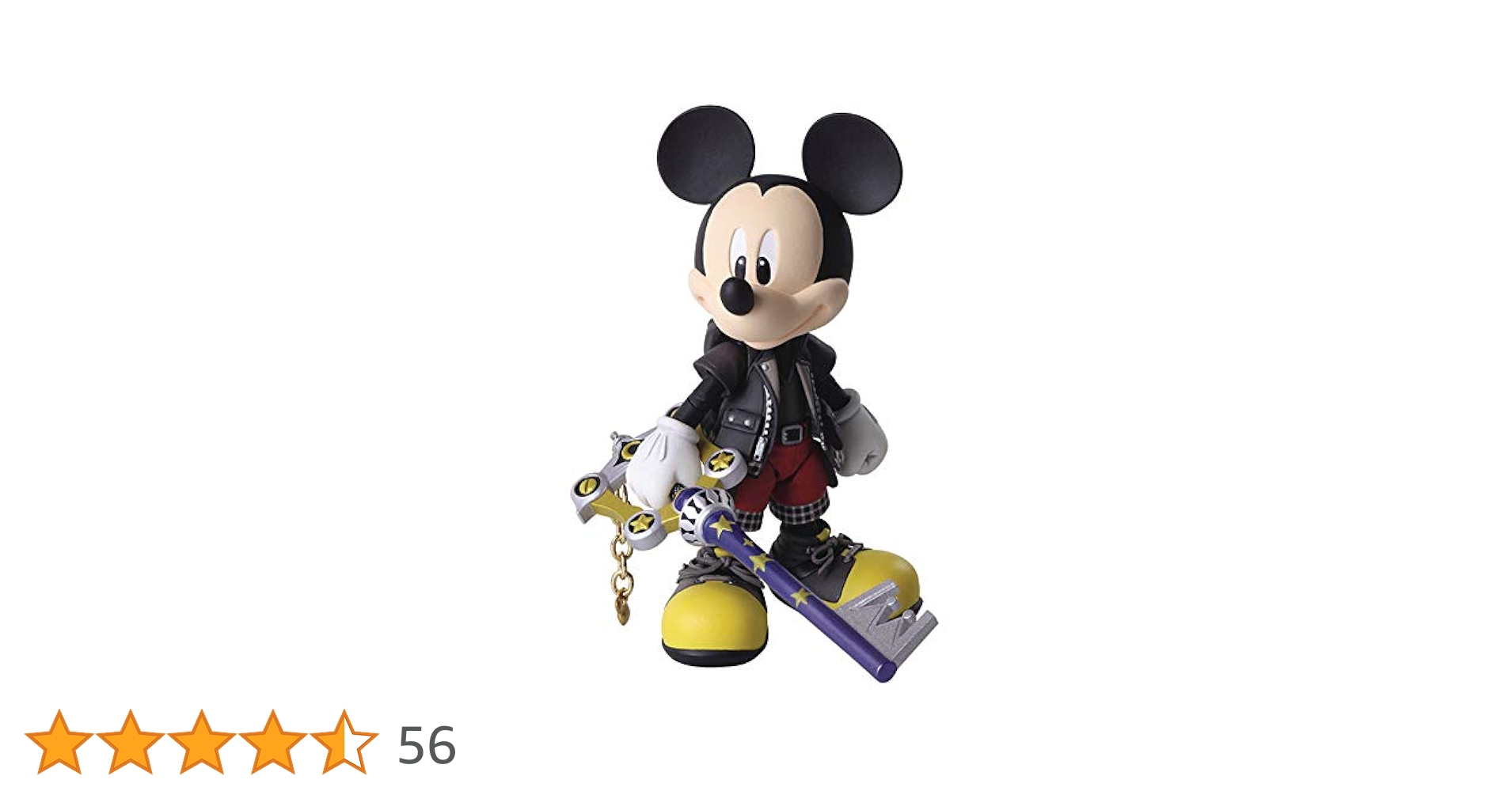 KINGDOM HEARTS III ミッキー フィギュア　BRING ARTS Bring Arts [Kingdom Hearts] King Mickey: SQUARE ENIX - Tokyo