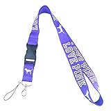 Lanyard Purple Neck Strap Keychain ID Holder Keyring for Keys Phones Bags Keys Cell Phones Bags...