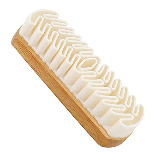 ULWSY Wildleder-Schuhbürste, weiche Krepp-Gummi-Nubukbürste zum Reinigen Aller Arten von Leder Cover