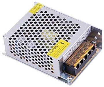 vidoelettronica ALIMENTATORE STABILIZZATO PER TELECAMERE VIDEOSORVEGLIANZA STRISCIA BOBINA A LED SWITCH TRIMMER 5A 220V 12V DA 5 AMPERE