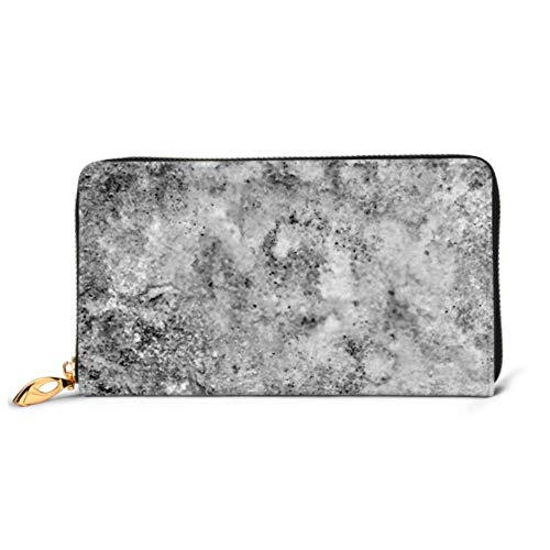 Preisvergleich Produktbild JHGFG Mode Handtasche Reißverschluss Brieftasche Textur Oberfläche Alte antike Wandputz Telefon Kupplung Geldbörse Abendkupplung Blockieren Leder Brieftasche Multi Card Organiz