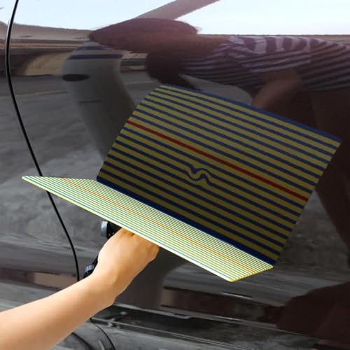 Dent Repair Board, Car Dent Removal Tool z regulowanym uchwytem, 8,26 x 11,81 precyzyjny panel do automatycznego przygotowywania detali, inspekcji pojazdu, przenośny i łatwy w pozycji