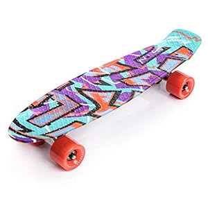 Meteor Mini Cruiser Kinder Retro Skateboard