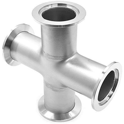 Image of 4-Way Cross Stainless Steel Vacuum Fitting (KF-40)