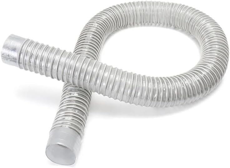 50mm Inner Diameter Vacuum Cleaner Hose Bellows PVC Industrial Dust Collect Pipe Woodworking Engraving Machine Dust Removal Tube(3 m)