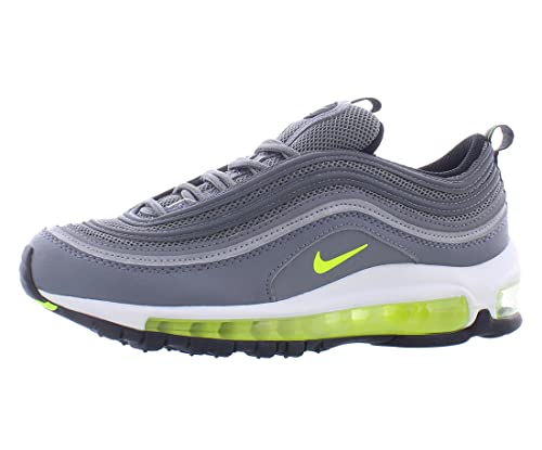 Nike Air Max 97 Boys Shoes Size 5, Color: Smoke Grey/Volt-White-Black