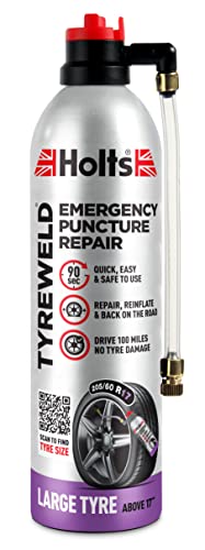 Holts Tyreweld Puncture Sealant 500ml, Emergency Tyre Repair...