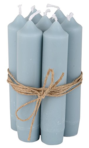 Ib Laursen - Stabkerze - hellblau - 8 Stück