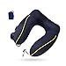 BANGSUN 1 almohada de viaje inflable para el cuello en forma de U cojín de cabeza adecuado para avión