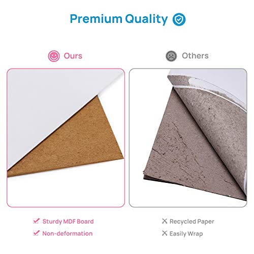 Painting Canvas Panel Board, Discpace 28Pcs Primed Canvases For Painting Thickness White Blank Flat Canvas Value Multi Pack In Bulk, 100% Cotton Acid Free For Kid/Student/Artist-5X7, 8X10, 9X12, 11X14 #TOP3