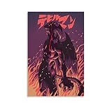 Devilman Crybaby Poster décoratif sur toile pour salon, chambre à coucher, 30 x 45 cm
