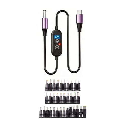Câble type C vers DC5525 5521 d'alimentation avec sortie de courant stable en PVC