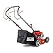 POLLOR Petrol Lawnmower Self-Propelled, 132cc, 4 Stroke 40CM Cutting Width 45L Grass Collector Bag