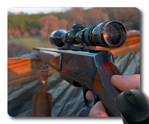 Yanteng Mouse pad,gun artr,latest gun,Mouse Pad with Stitched Edges