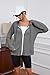 TASAMO Hoodies For Women Zip Up Hoodie Oversized Sweatshirt Jackets 2026 Fashion Dark Gray