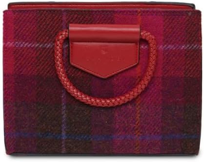 Islander Arran tote (Fuchsia Tartan)