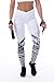 Nebbia Supplex Tatoo 215 Legging de fitness pour femme Blanc Taille M