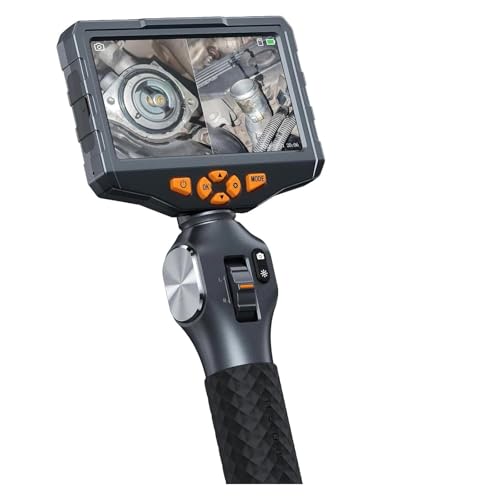 Boroscopio de dirección bidireccional con lente dual y pantalla IPS 1080P