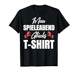 Idée de cadeau - T-shirt avec inscription en allemand 'Mein Spielleabend....
