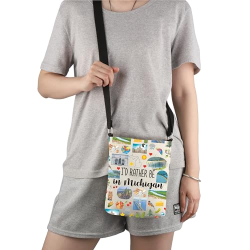 G2TUP Michig- State Gift I'd Rather Be In Michig- Crossbody Bag Michig- Travel Bag Michig- Tour Gift Michig- Souvenir4