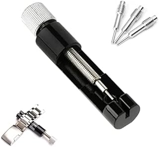 Uhrenbandentferner Metall Uhrenarmband Verbindungsstift Entferner Werkzeug Uhrenarmband Werkzeug mit 3 Extra Pins Tragbares Uhrenarmband Reparatur Glieder für