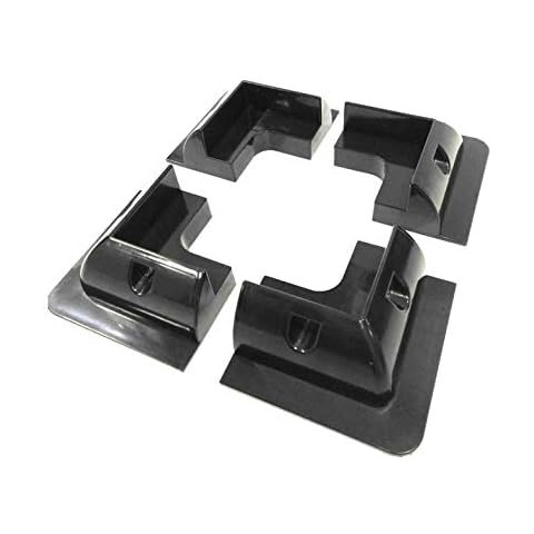 Soportes de esquina ABS negros para paneles solares de Enjoy Solar Cover