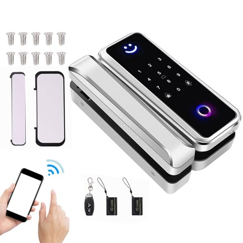 Serrure de porte à code et empreinte connectée tactile - 7