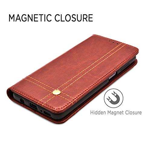 Image of Pikkme Oneplus 5T Leather Flip Cover Wallet Case for Oneplus 5T (Brown)