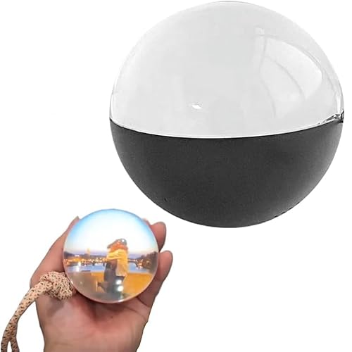 3D Ultrasound Crystal,2.7 Crystal Ball Digital Display,Crystal Ball Digital Photo Album-DIY Video Display Sphere-Crystal Ball Digital Video,Customizable Gift with Electronic Screen(7cm / 2.7in,Black)