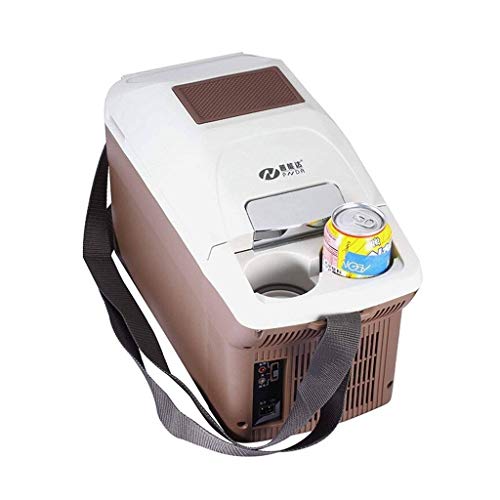 WJSW 9l Camping tragbarer Reise-Kühlschrank - Auto-Kühlschrank, Kühlraum-Heizungs-Medizin-Gefriermaschine/elektrischer MiniMultifunktionskühler-Kasten, Auto 12V / 220V Ausgang (Größe: Au