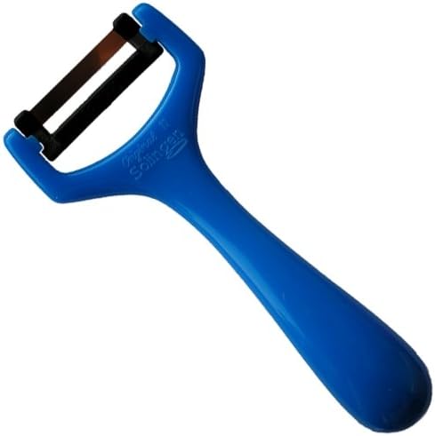 Gemüseschäler Blau - Scharfer Schäler Für Obst & Gemüse | Ergonomischer Griff