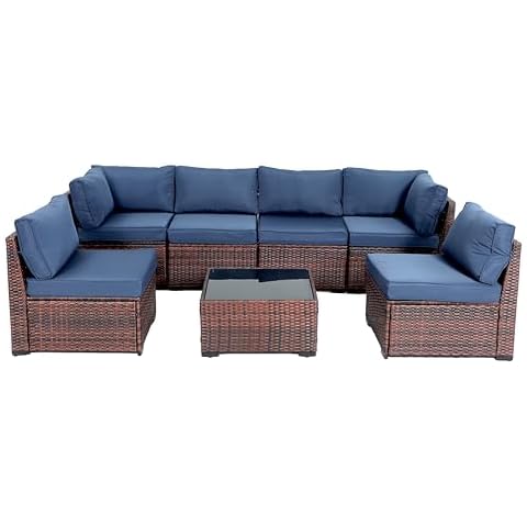 TARKARI 7 Piece Outdoor Furniture Set Cover