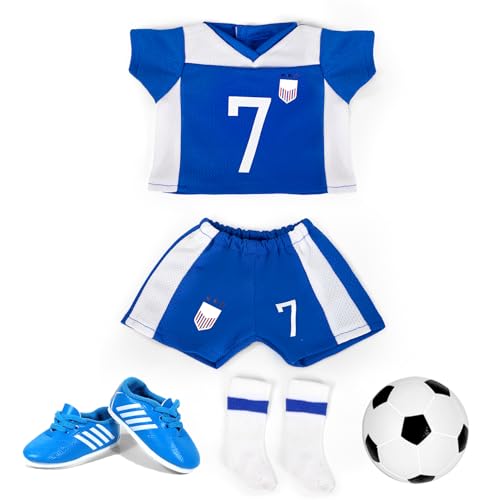 image for ARTST American 18 inch Doll Clothes Accessories-Soccer Uniform Compati