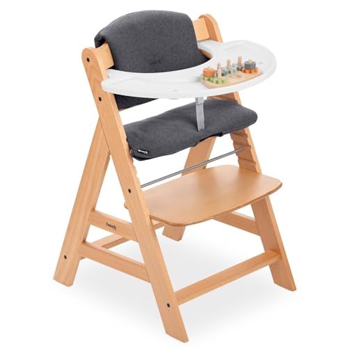 hauck Kinder Hochstuhl Alpha+ inkl. Play Tray Basis, Spielaufsatz Play...