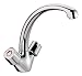 Produktbild AquaSu Zweigriffmischer Spigo für Küchenspüle, Chrom, Wasserhahn, Spüle