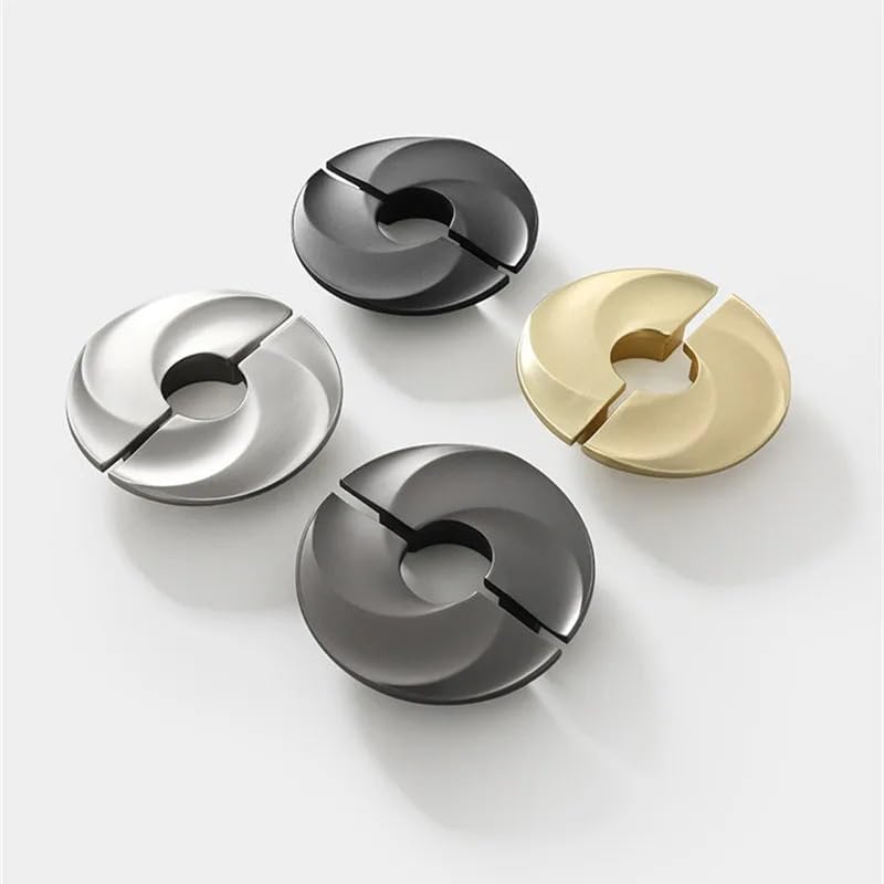 Zinc Alloy Kitchen Cupboard Knobs and Handles Brushed Copper Cabinet Handle Wardrobe Door Drawer Pull Furniture Hardware 2Pcs(6255-64mm Black)