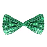 SeasonsTrading Green Sequin Bow Tie ~ Fun Costume Party Accessory (STC12061)