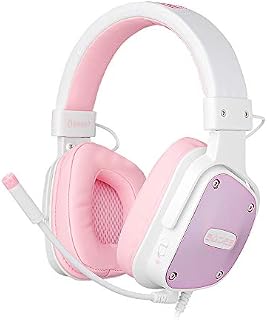 [Angel Edition] SADES PS4 Gaming Headset DPOWER Stereo Headsets for Xbox One Computer