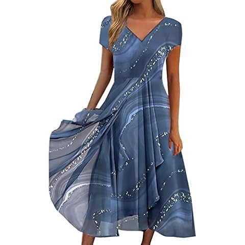 WILLBEST Women's Long Sleeve Midi Dress Cover