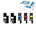 Bandar E525W Toner for Dell E525W Printer 593-BBJX 593-BBJU 593-BBJV 593-BBJW G20VW DPV4T H5WFX 3581G Black Cyan Magenta Yellow Compatible Ink Cartridges(BBCMY)
