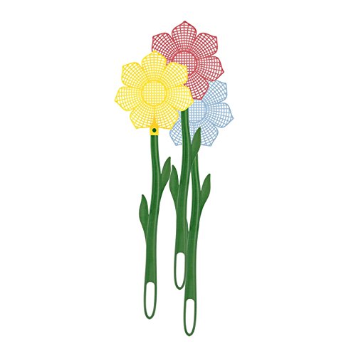 Tapette à mouche 5095 2251 - En forme de fleur - Plastique - 48,5 cm