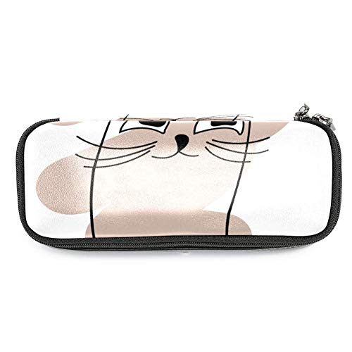 Preisvergleich Produktbild Personalisierbares farbiges Federmäppchen, Kapazität, Stifteetui, Doppelreißverschluss, Schreibwaren-Tasche, Kosmetiktasche mit Fächern für Mädchen, Jungen und Erwachsene