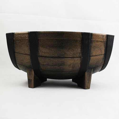 Pots de fleurs en bois PP avec drainage pour jardin - 8