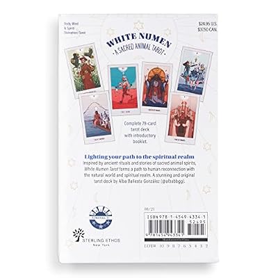 White Numen: A Sacred Animal Tarot Deck: A 78-Card Tarot Deck with Guidebook (Modern Tarot Library) Cards April 20, 2021