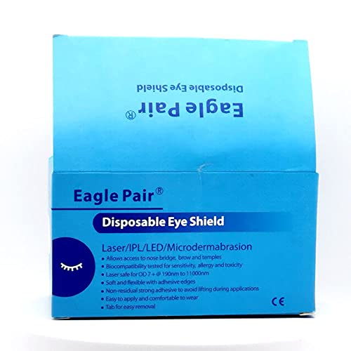Disposable Beauty Laser Eye Shields Ipl/Led/Microdermabrasion Guest Eye Protection Shield Pack Of 10 Pairs #TOP7