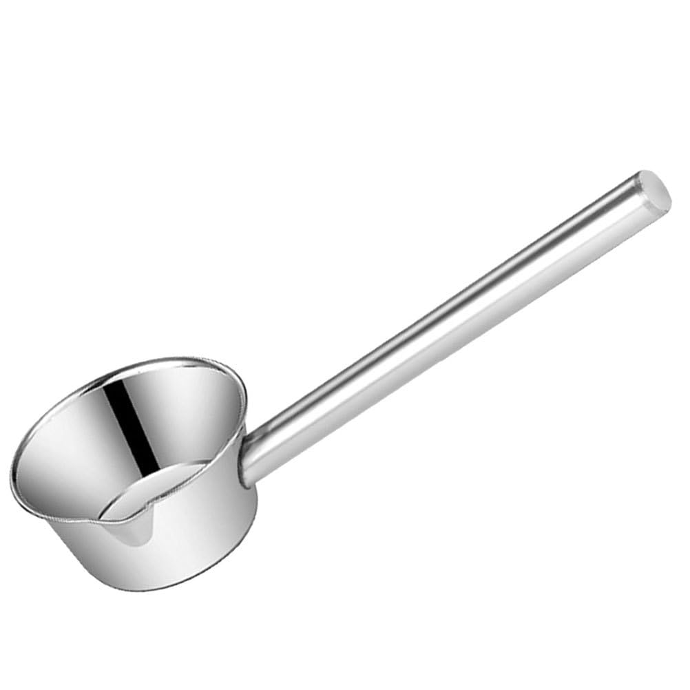 MAGICLULU Louche à eau à long manche en acier inoxydable de 14 cm pour jardin, cuisine, jardinage