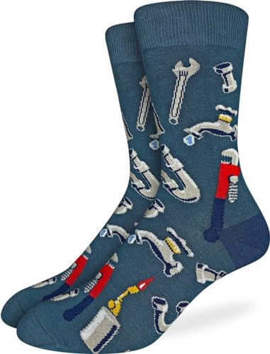Good Luck Sock Mens Plumber Socks Adult Shoe Size 7-12