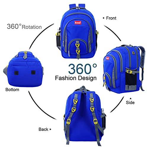 Image of ROZEN LARGE 50 LITERS COMBO SCHOOL & Lunch bag for Class 5-12 Large Multipurpose Backpack for Students, Water Resistant, Unisex Design, Stylish & Durable