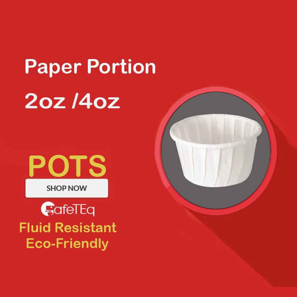 CafeTEq Paper Sauce Pots Portion Pot Ramekin Soufflé Dips Containers Disposable Round Deli 2oz (Pack of 500) (2oz) - Image 4